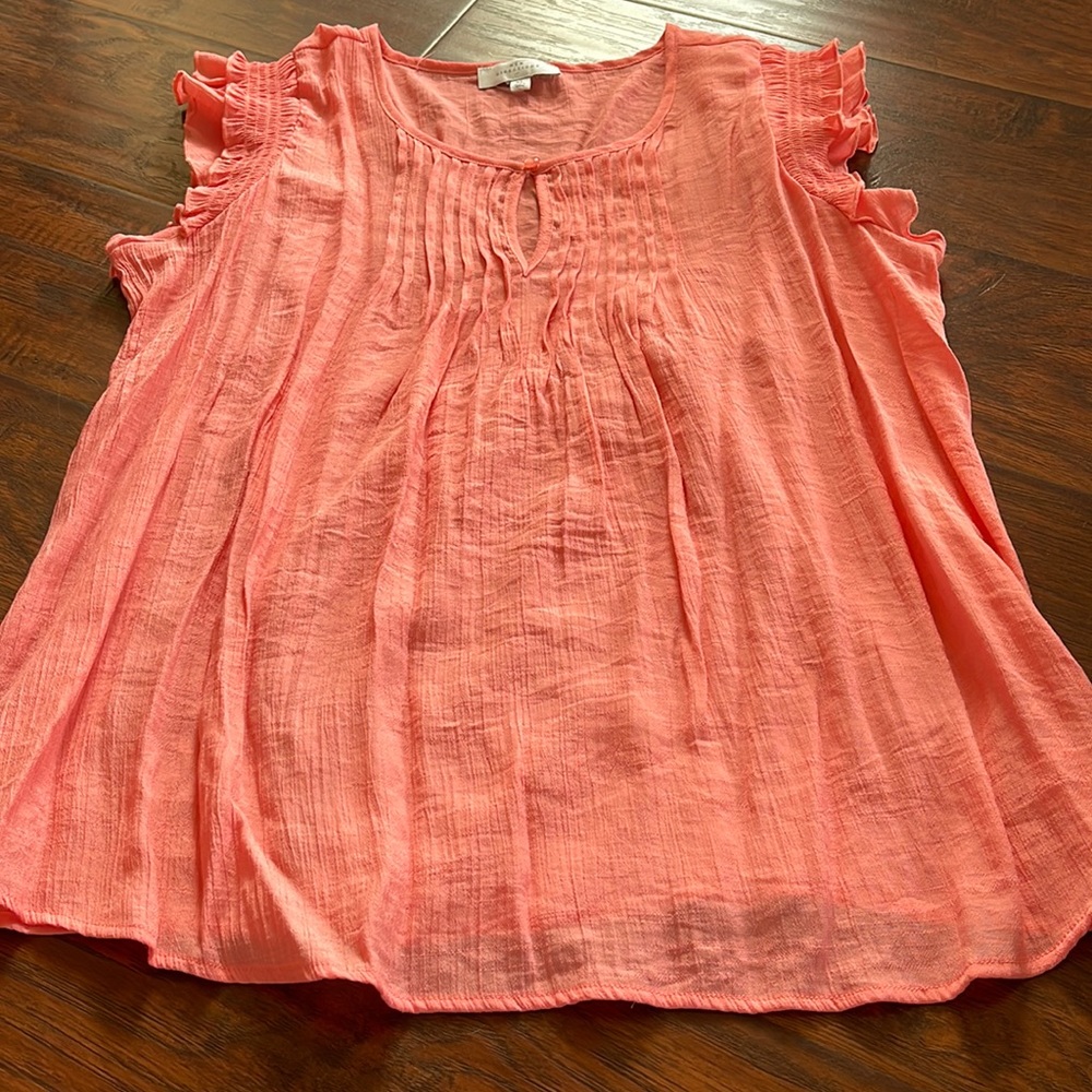 Cap sleeve blouse